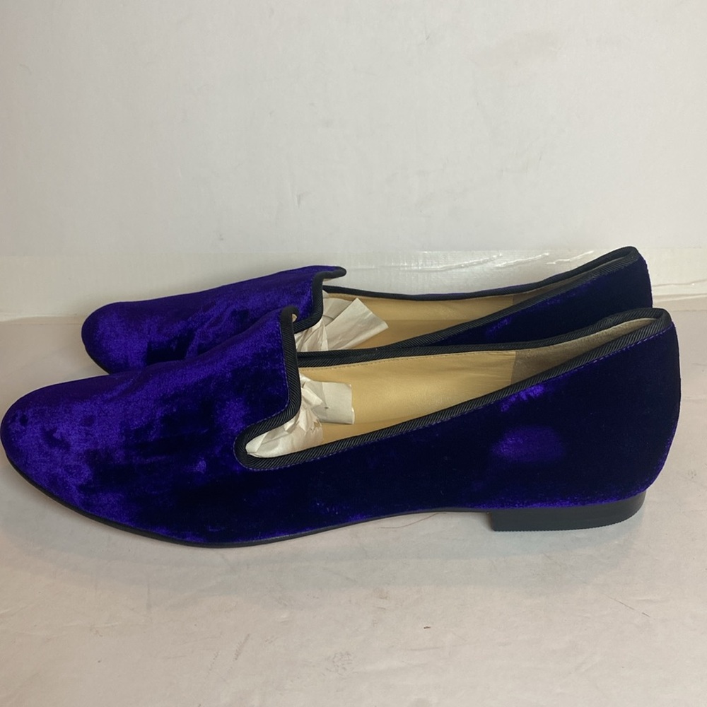 Cole Haan Women's Purple Sabrina Velvet Loafer - Picture 2 of 8
